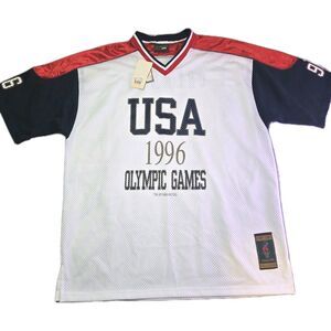 1996 USA Olympic Games Jersey Two Hype NWT Atlanta 96 Mens XL Orlando Rare